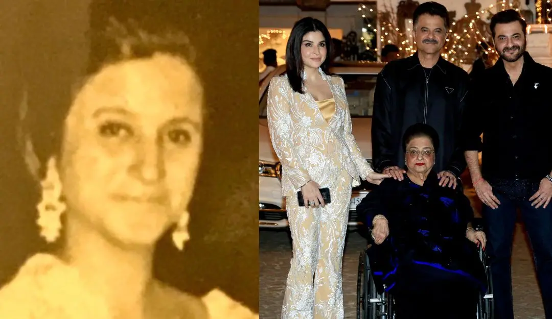 Nirmal Kapoor, Bollywood actor Sanjay Kapoor with his mother Nirmal Kapoor and his wife Maheep Kapoor (Photo: X, ANI)