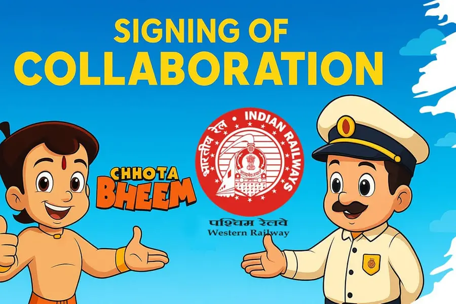 Can Chhota Bheem help Western Railway boost public awareness and safety?