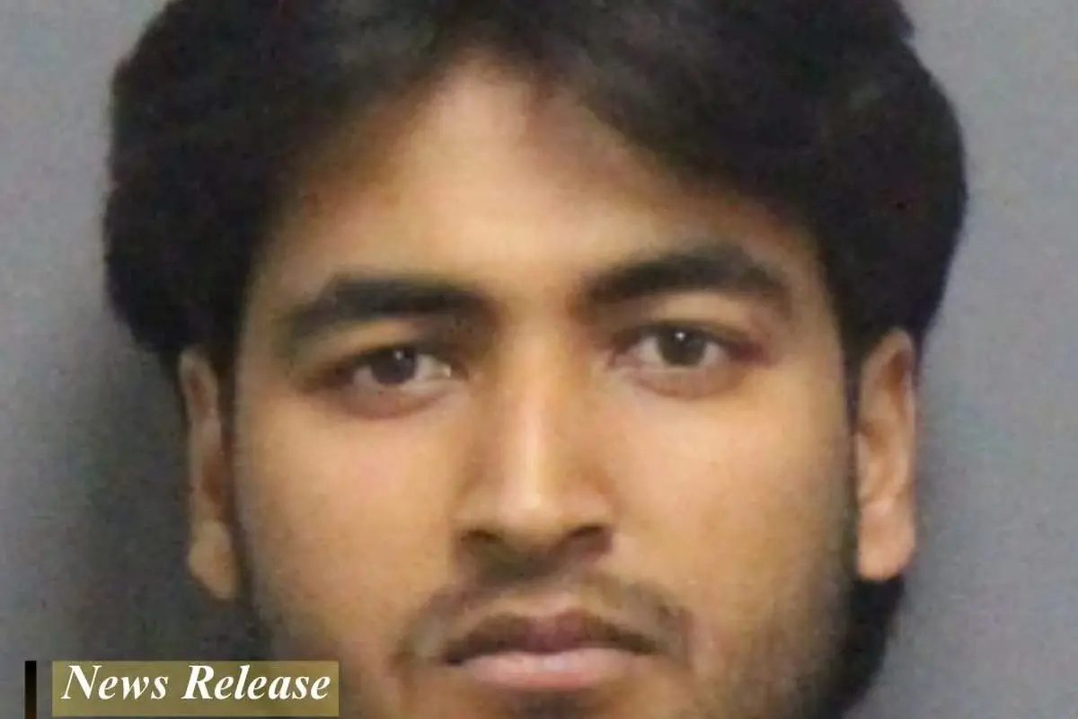 21-year-old Kishan Kumar Singh was arrested after he tried to scam a 78-year-old woman by pretending to be law enforcement. Image Courtesy: Guilford County Sheriff's Office