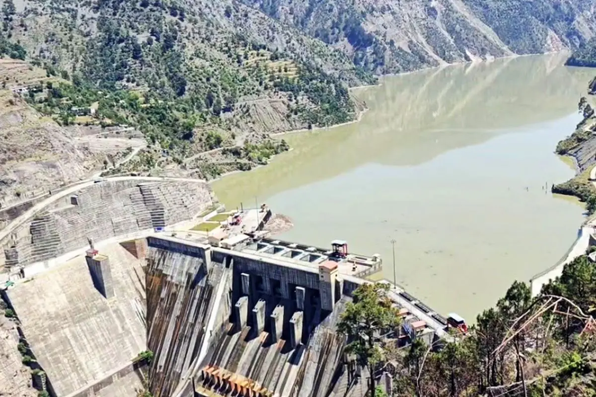 A view of the Baglihar Hydroelectric Power Project built on the Chenab River after India suspended the Indus Waters Treaty with Pakistan in the wake of the Pahalgam Terrorist Attack. ANI Photo