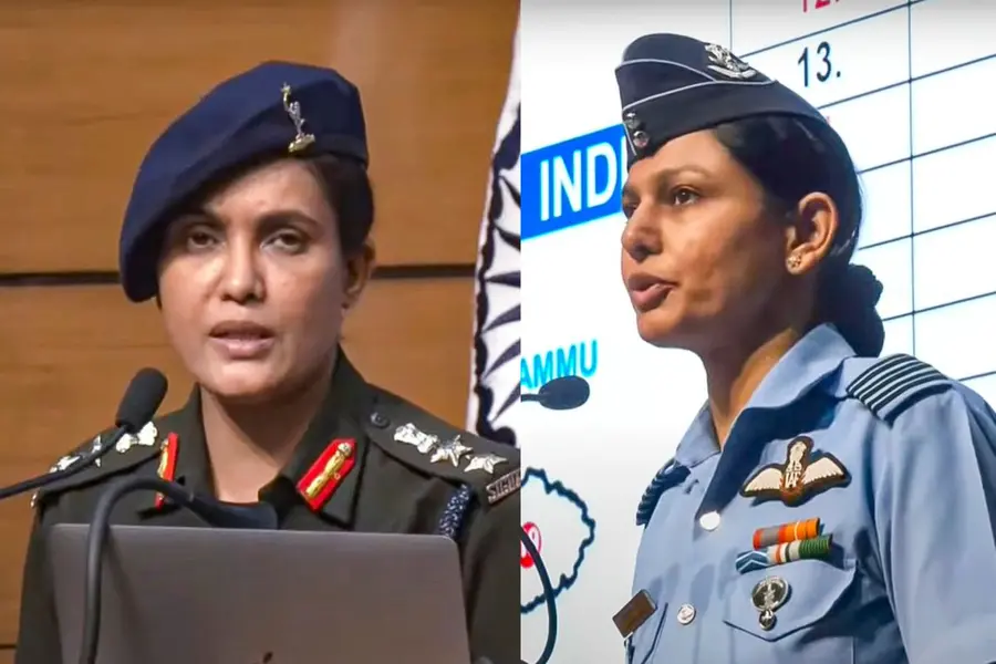 Col. Sofiya Qureshi and Wing Commander Vyomika Singh