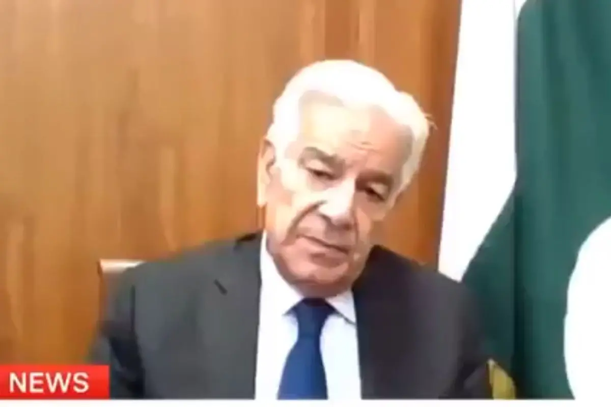 Pakistan Defence Minister Khwaja Asif (Screengrab:X)