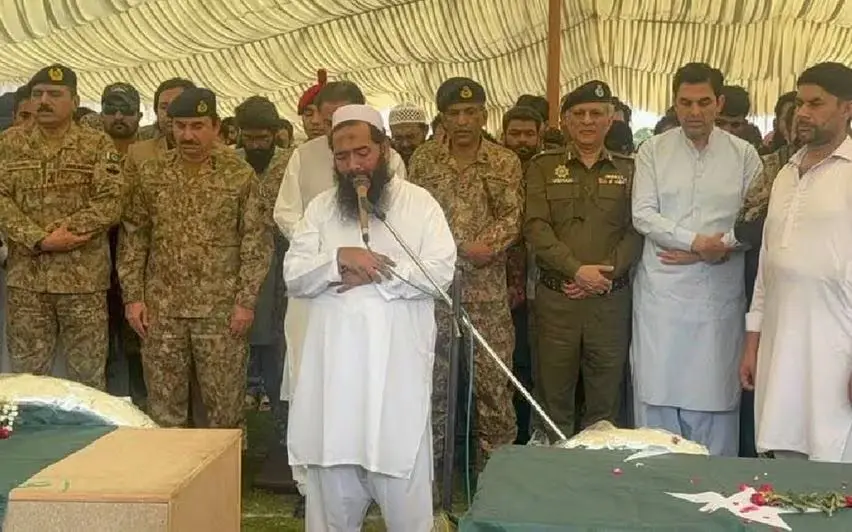 Pakistan Army attending UN designated terrorist Masood Azhar's family member funeral