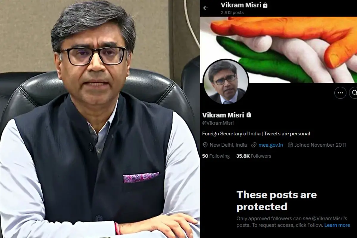 Foreign Secretary Vikram Misri addresses the media, Screengrab of his Twitter account (Photo: ANI)