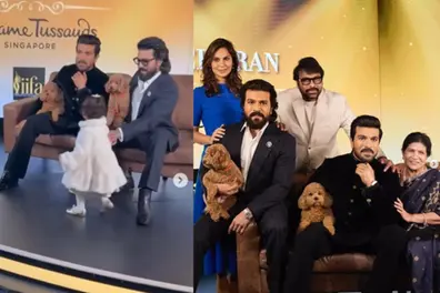 Klin Kara thinks wax statue is dad! Ram Charan's wife shares cute London museum moments
