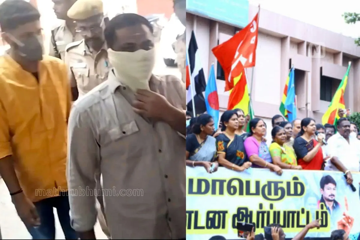 Accused persons in Pollachi sexual assault case being produced in a court