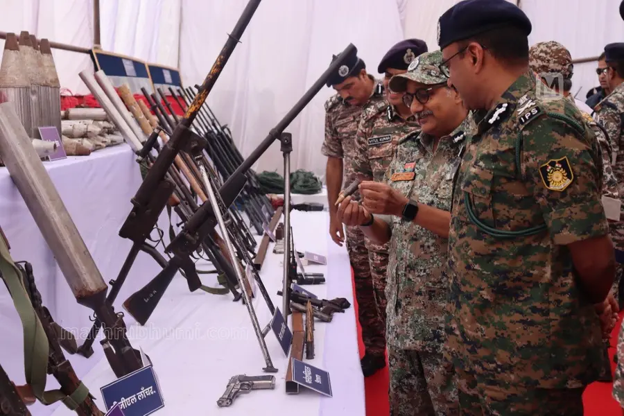 arms and ammunition recovered
