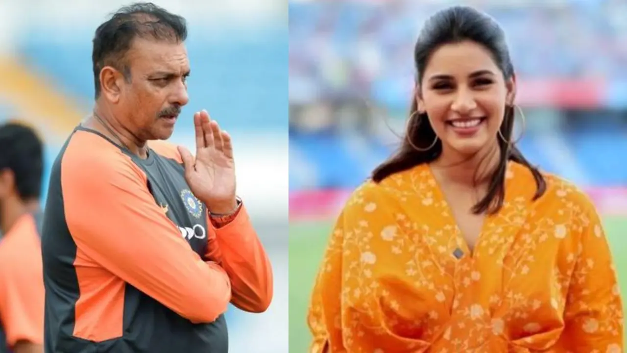 From (L) Ravi Shastri, Sanjana Ganesan | File Photos/Agencies