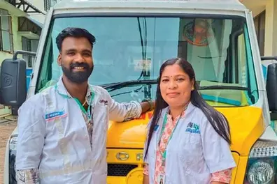 Pregnant woman from Pathanapuram delivers one of her twins in moving ambulance