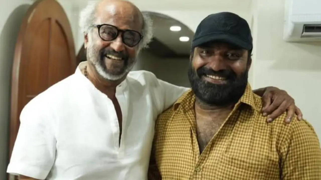 Rajinikanth and Kottayam Nazeer | Photo (shared by Kottayam Nazeer on Instagram)