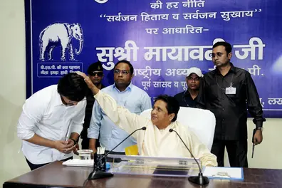 Nepotism or strategy? Mayawati’s nephew Akash Anand rises to BSP’s top post