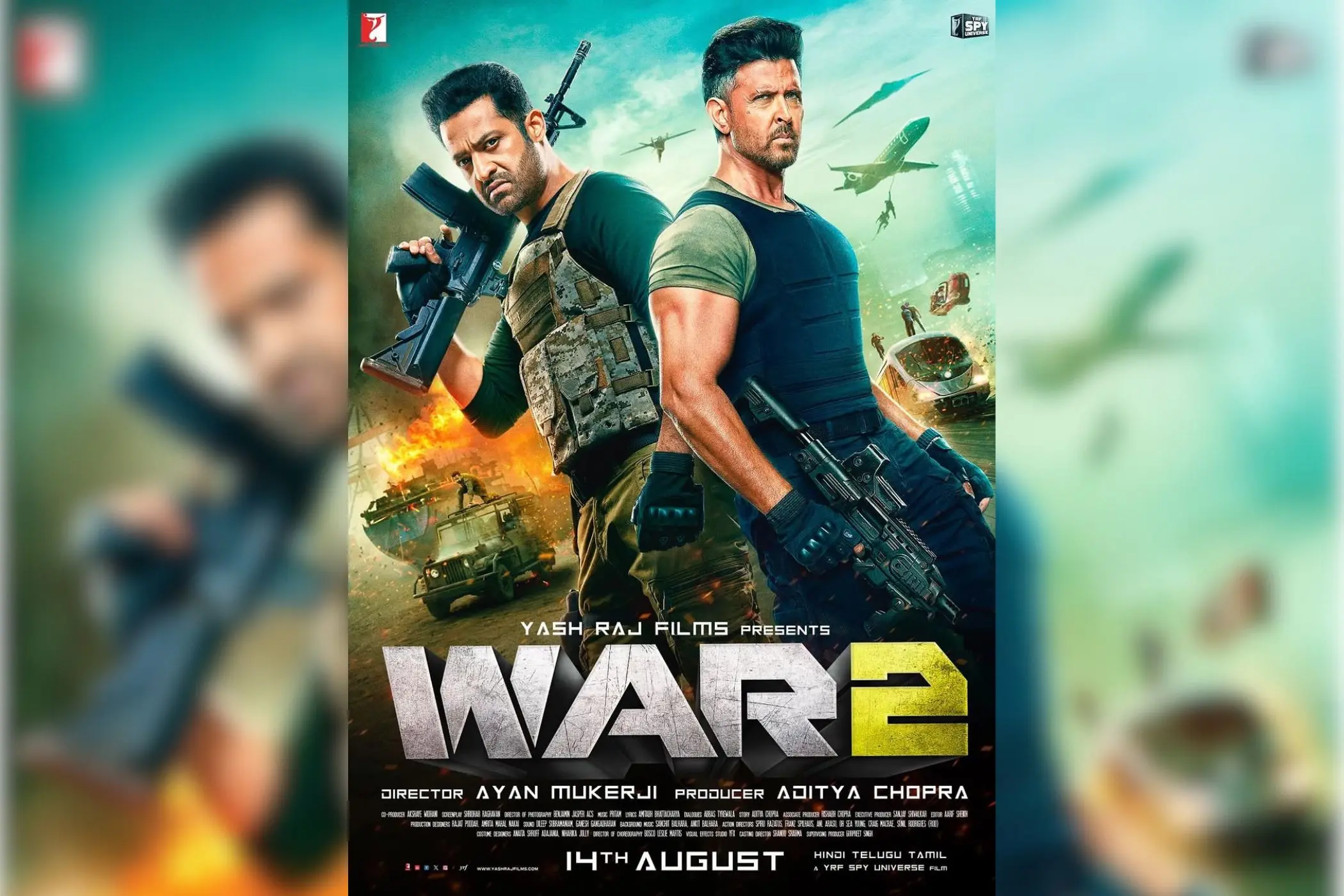War 2 poster | Photo: Instagram/Hrithik Roshan