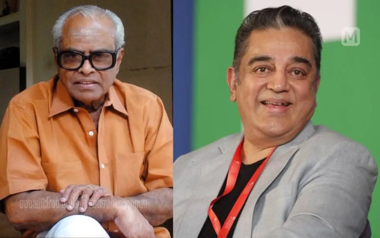 From (L) K Balachander, Kamal Haasan | Photos: MBI