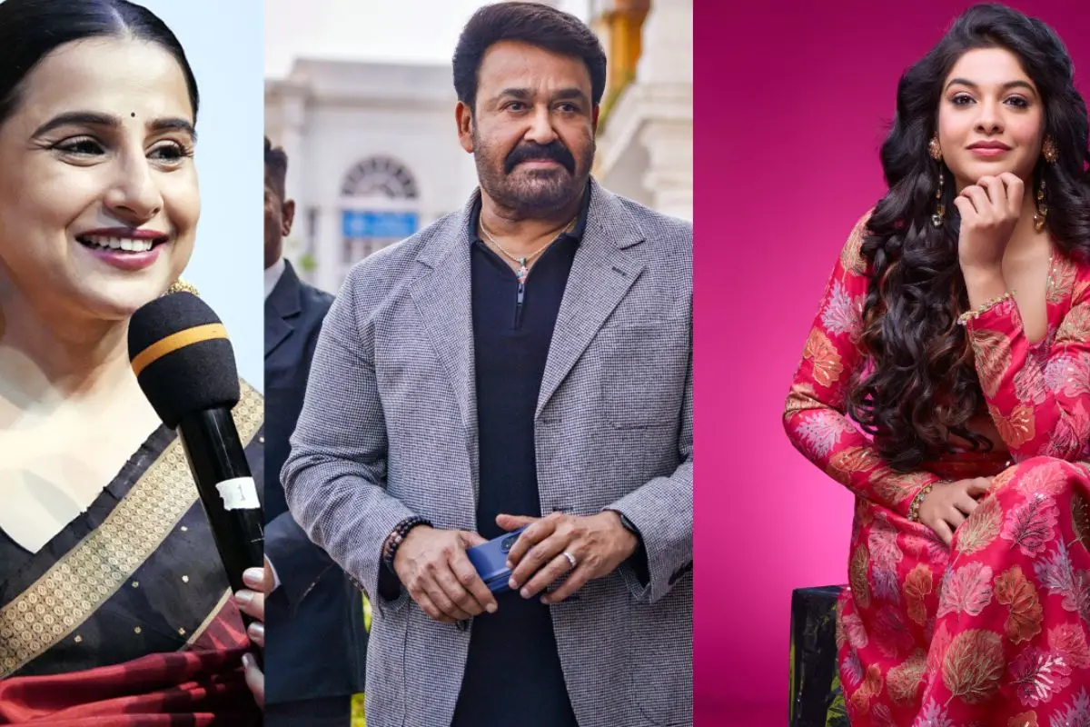 From (L) Vidya Balan, Mohanlal and Archana Kavi | Photos: Agencies/Grihalakshmi