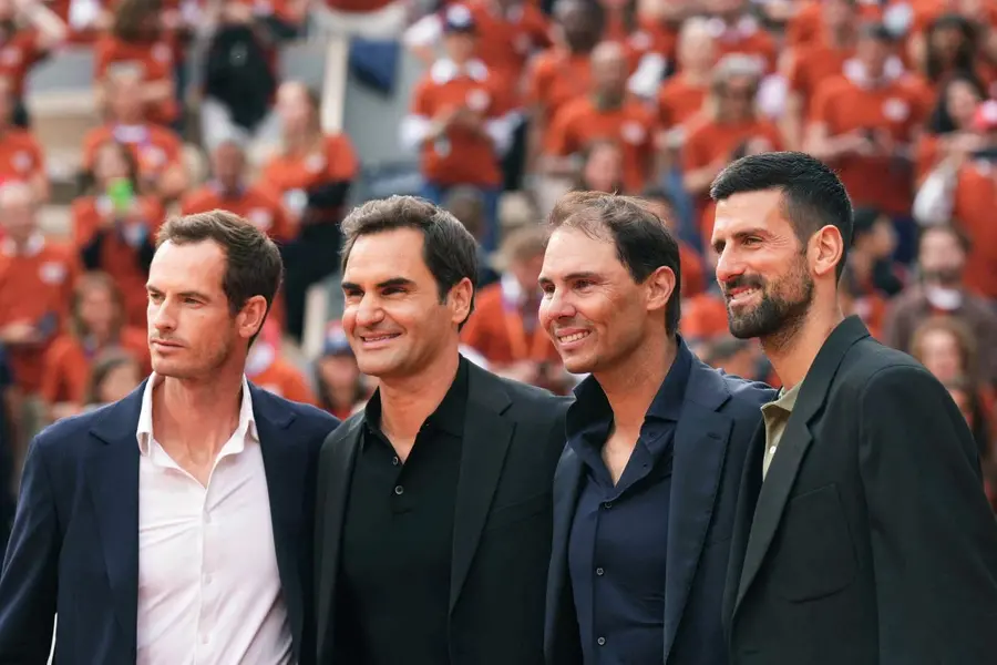 Federer, Djokovic and Murray join party at Roland Garros to pay tribute to Rafael Nadal