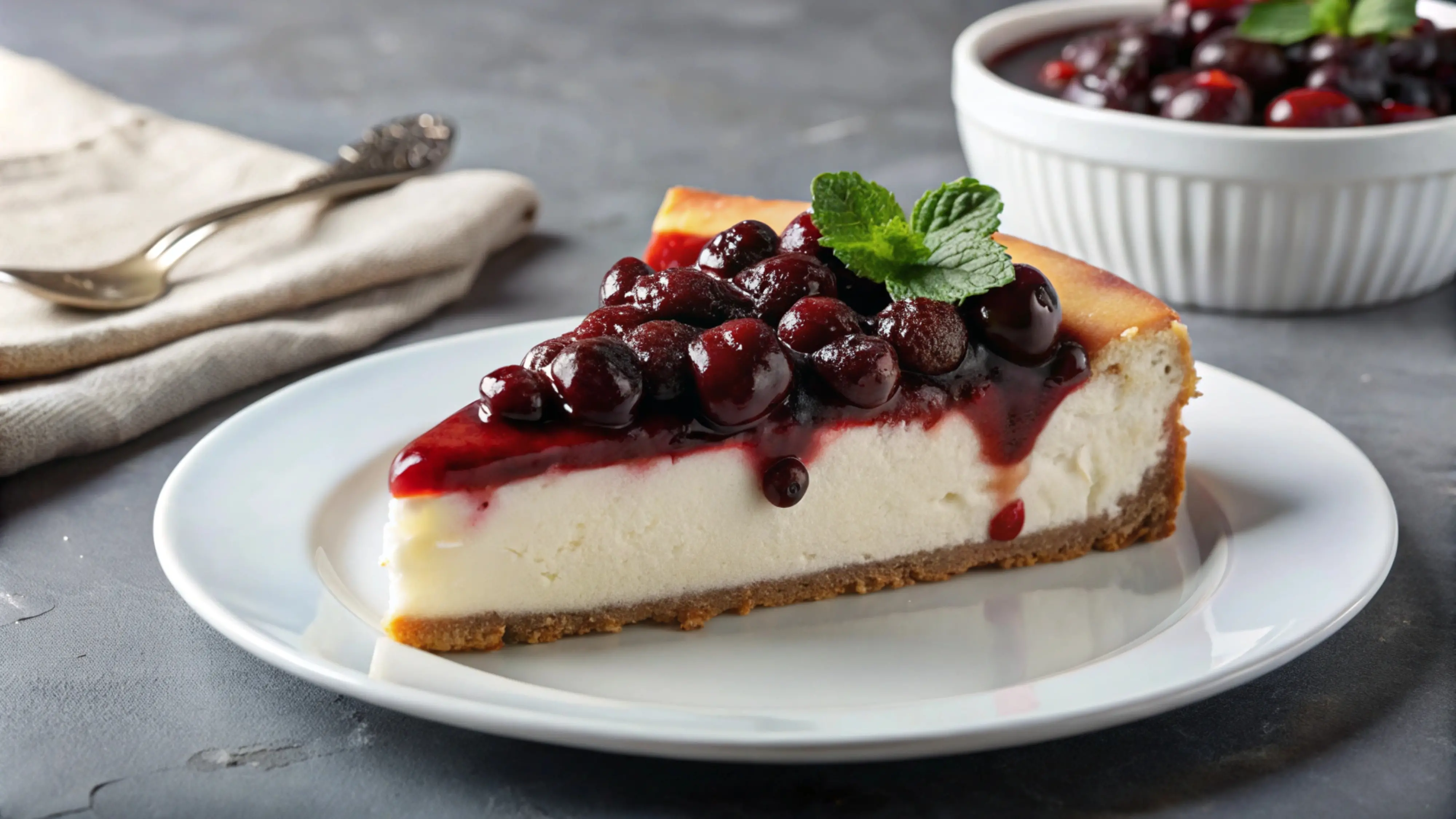 Blueberry cheesecake is a decadent treat and is high in calories, fat, and sugar