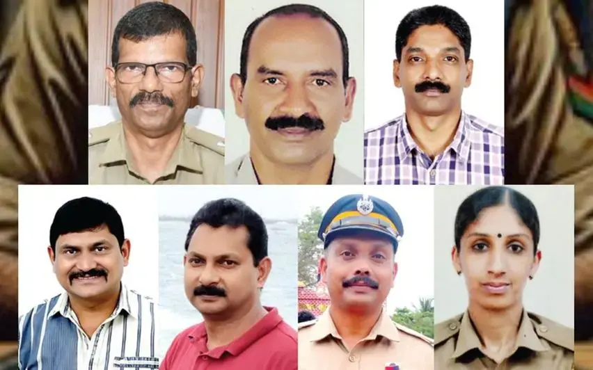 Seven Kerala police officers receive State Police Chief`s Badge of Honor