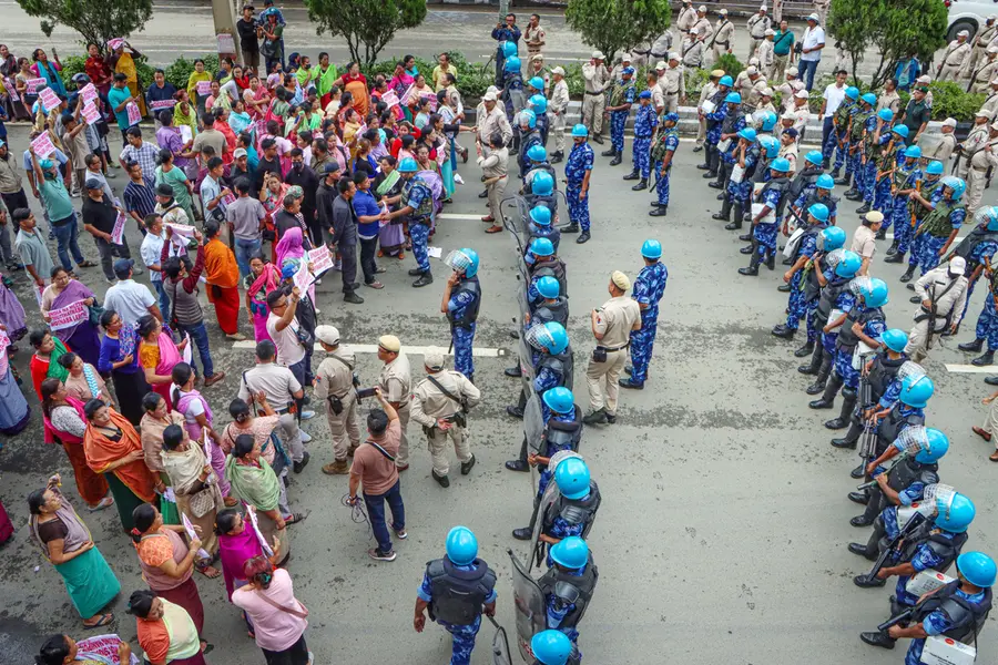Manipur governor flew just 6km by helicopter amid massive protests — here’s what’s going on