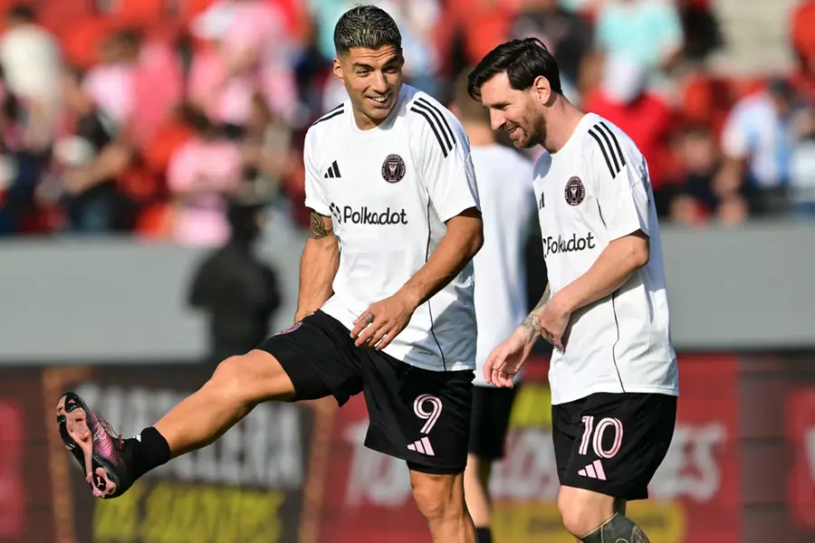 Luis Suarez and Lionel Messi