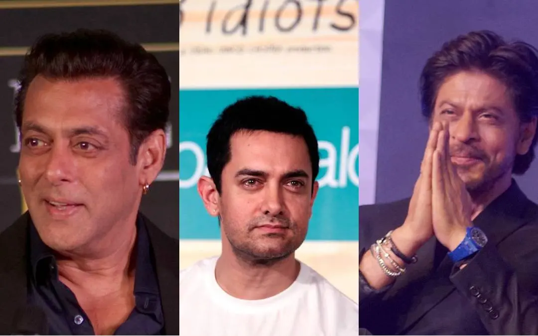 സൽ‍മാൻ ഖാൻ, ആമിർ ഖാൻ, ഷാരൂഖ് ഖാൻ(Getty Images)