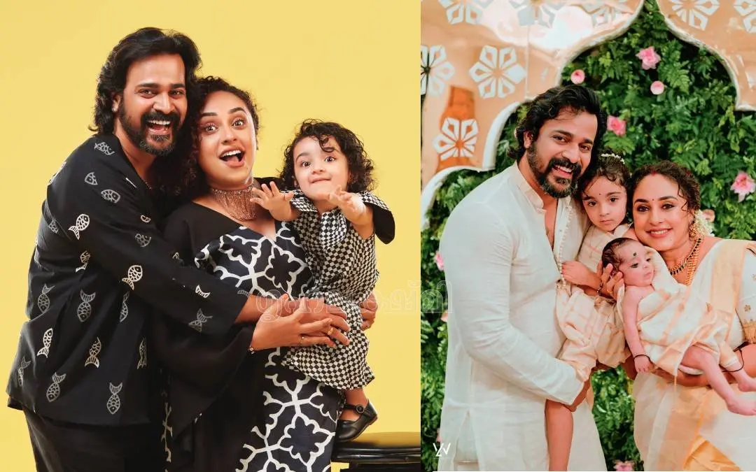 ശ്രീനിഷ് അരവിന്ദും പേളി മാണിയും മക്കള്‍ നില, നിറ്റാര എന്നിവര്‍ക്കൊപ്പം / ഫോട്ടോ: അരുണ്‍ പയ്യടിമീത്തല്‍, instagram: pearlemaany