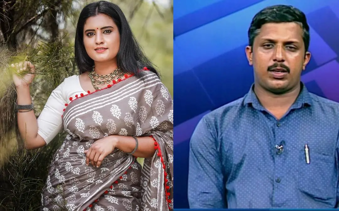 റോഷ്‌ന ആന്‍ റോയ്, ഡ്രൈവര്‍ യദു (ഫോട്ടോകടപ്പാട്: ഫെയ്‌സ്ബുക്ക്)