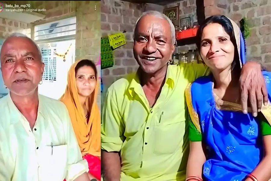 റീലുകള്‍ കണ്ട് പ്രണയമായി; 80-കാരനെ വിവാഹം ചെയ്ത് 34-കാരി