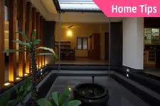 നല്ല താഴ്ചയില്‍ വേണം നടുമുറ്റം നിര്‍മ്മിക്കാന്‍; വീടിന് ഒത്തനടുവില്‍ വേണമെന്നില്ല