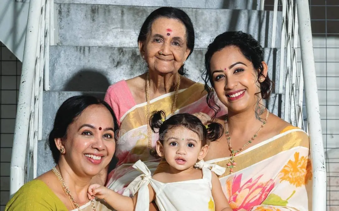 താര കല്യാൺ, സുബ്ബലക്ഷ്മി, സൗഭാഗ്യ, സുദർശന | ഫോട്ടോ: സിദ്ദീക്കുല് അക്ബര്