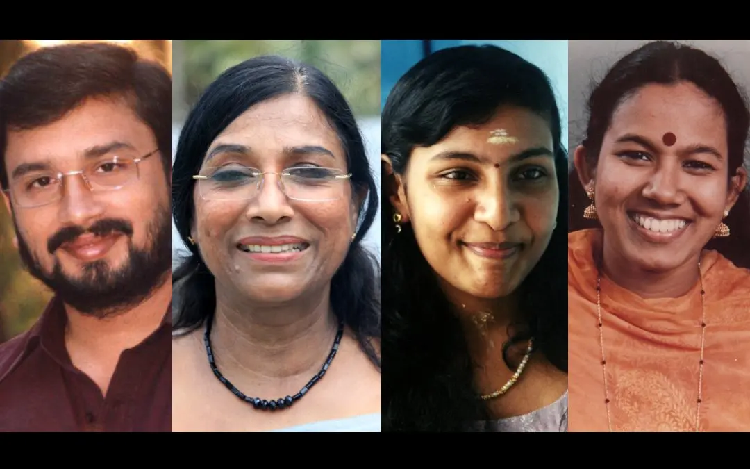 സന്തോഷ് കേശവ്, ദലീമ, ആശാ ജി മേനോന്‍, സിന്ധു ദേവി