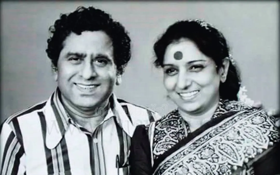 എസ്.ജാനകിയും ഭര്‍ത്താവ് വി.രാംപ്രസാദും