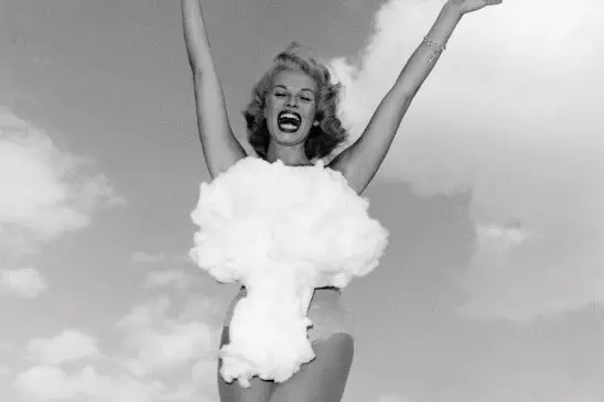 The photo of 'Miss Atomic Bomb' shot by Don English