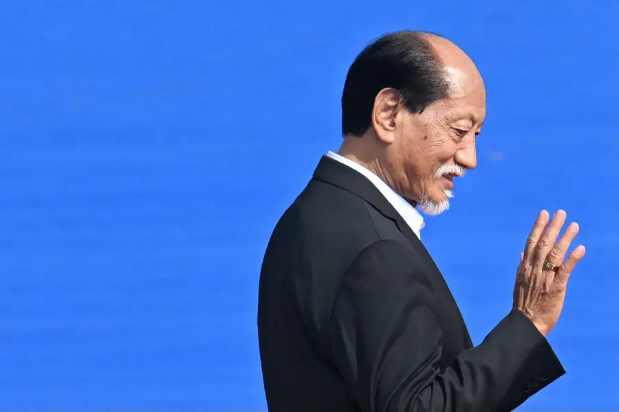 The chief minister of Nagaland state Neiphiu Rio.