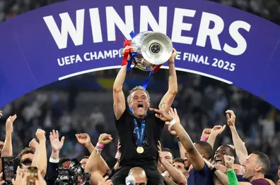 Doué double leads PSG thrashing of Inter Milan for first Champions League trophy