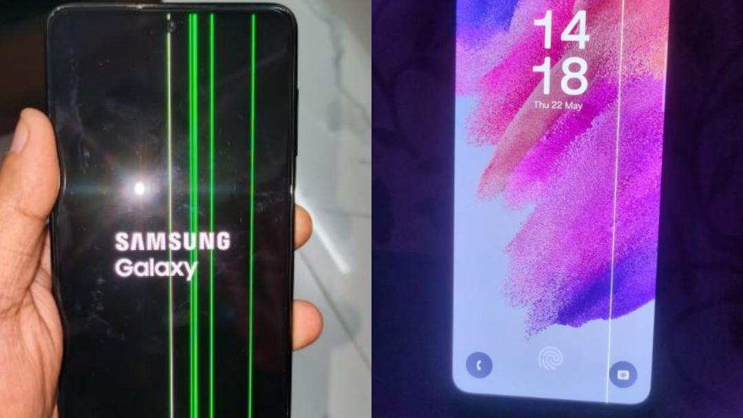 Samsung phone green line issue