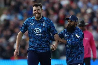Who replaces England's bowling all-rounder Jamie Overton in ODI series against West Indies?