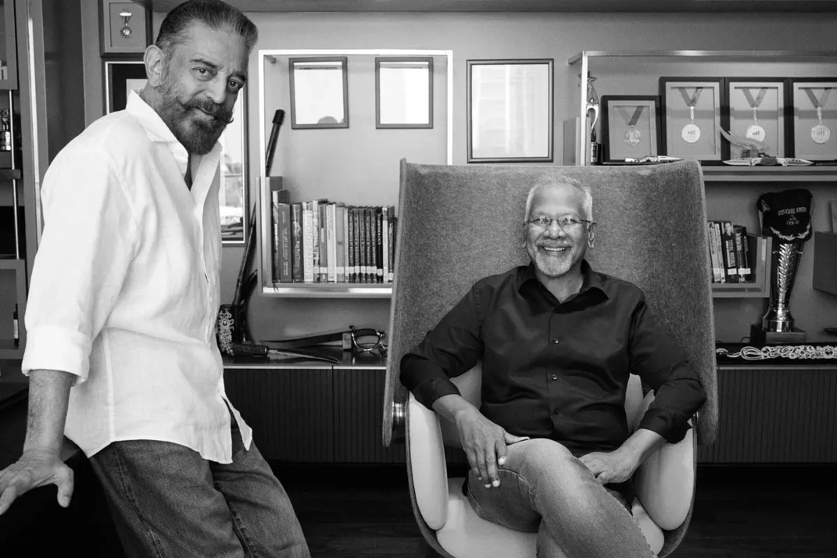 Photo featuring Kamal Haasan and Mani Ratnam | Shared by Kamal Haasan on X