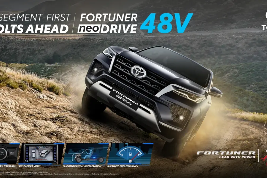 Toyota Fortuner hybrid launched in India with 48V tech and new features