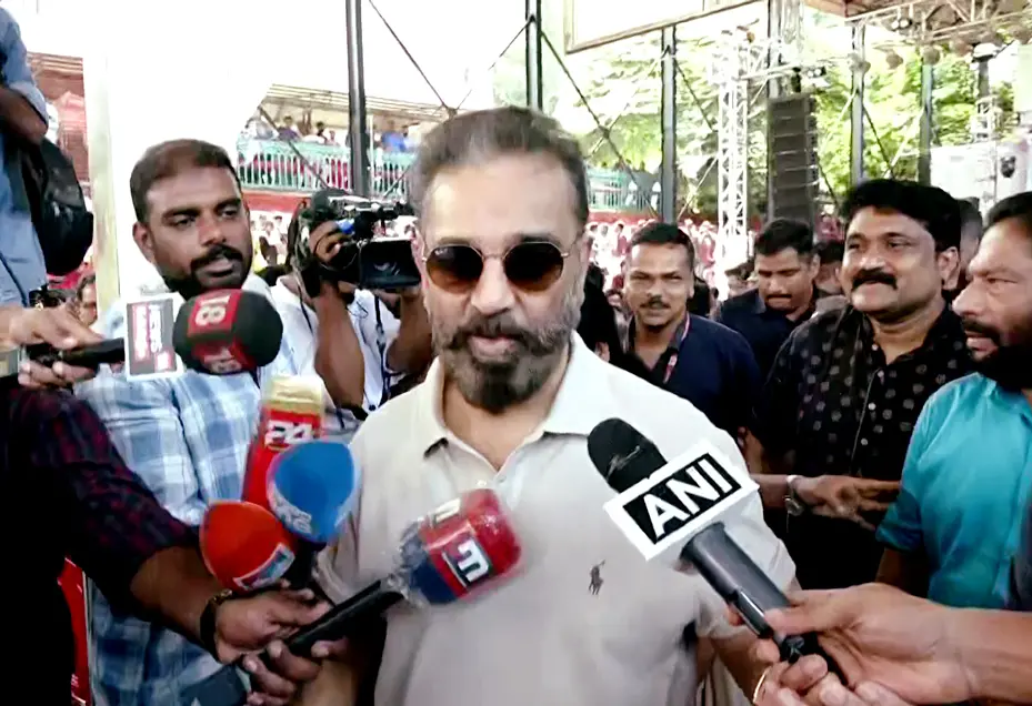 Makkal Needhi Maiam (MNM) chief and actor Kamal Haasan.