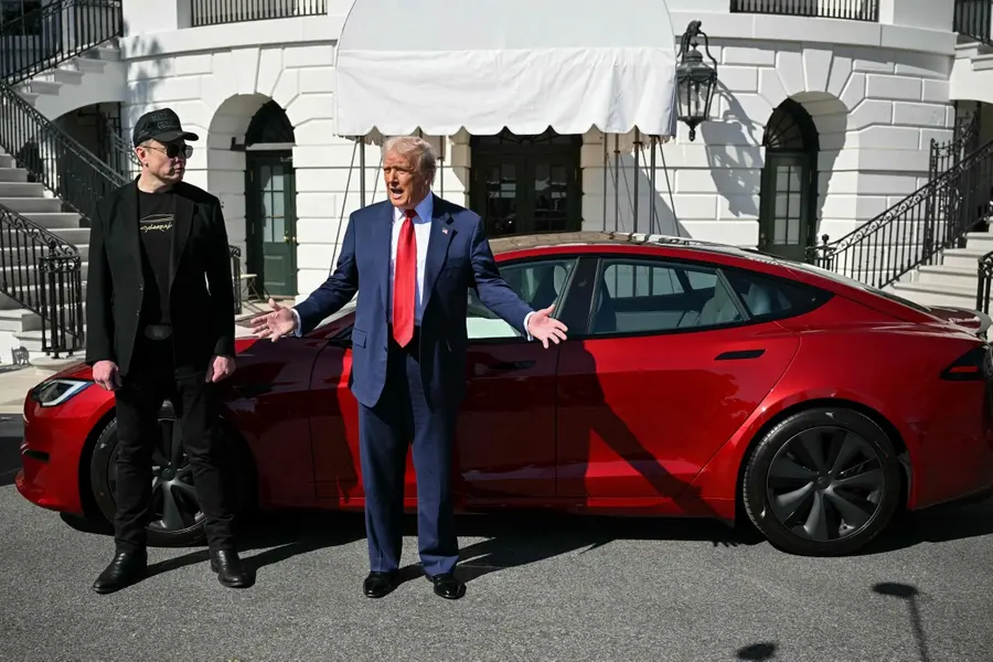 trump elon musk tesla