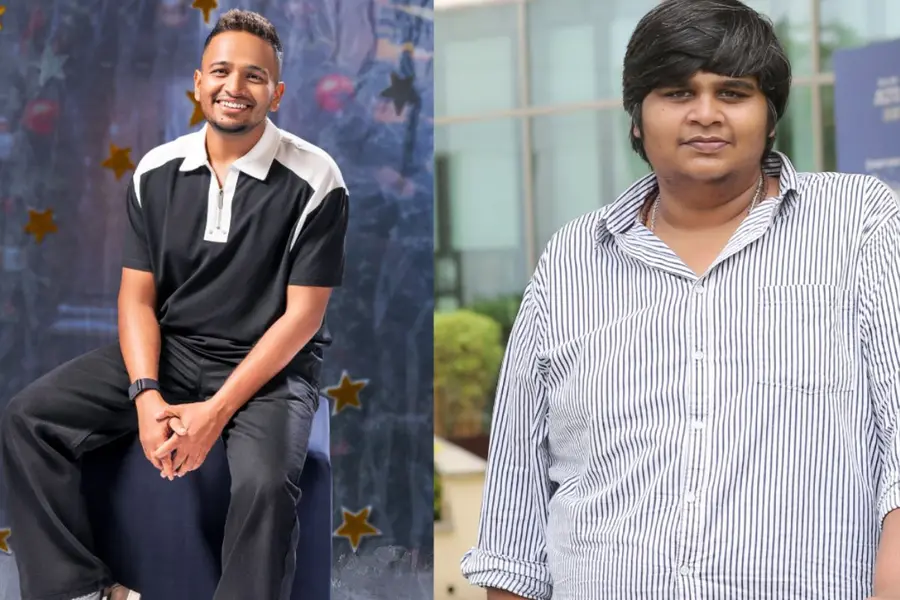 Basil Joseph and Karthik Subbaraj in one frame