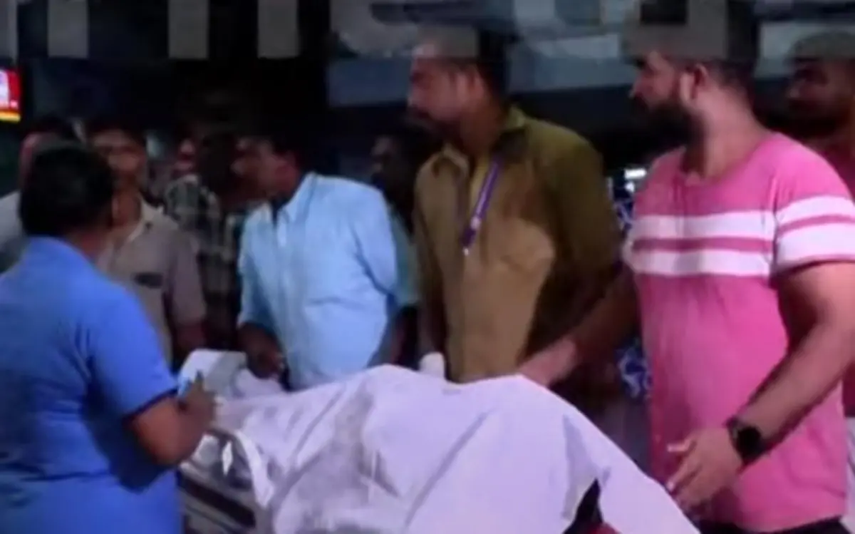 The body of the deceased at hospital | Screengrab/X
