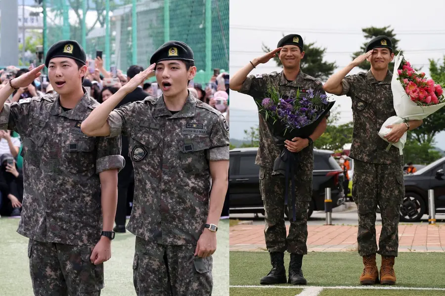 RM and V out of the army! BTS inches closer to historic 2025 reunion | WATCH