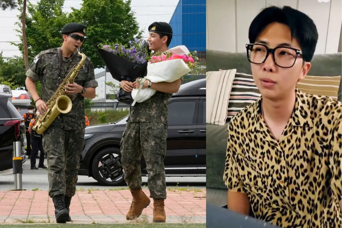 Kim Namjoon, Kim Taehyung | Photo: AP, Weverse livestream