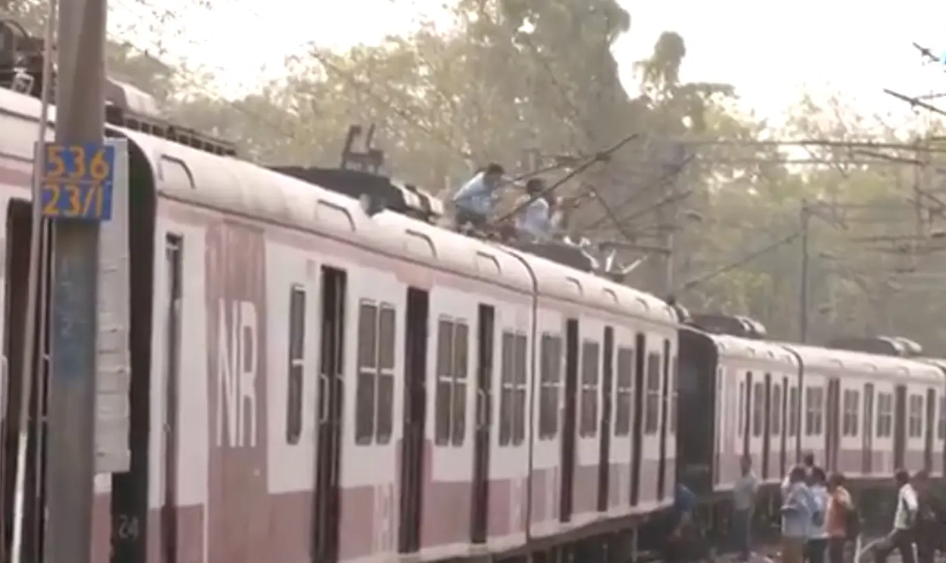 The train involved in the incident | IANS Video