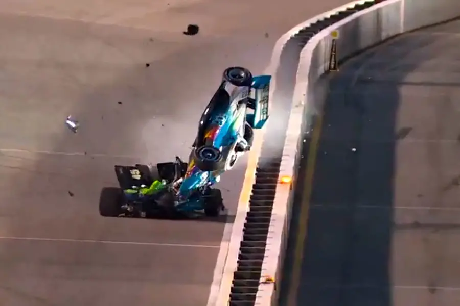 Josef Newgarden walks off terrifying IndyCar crash | WATCH