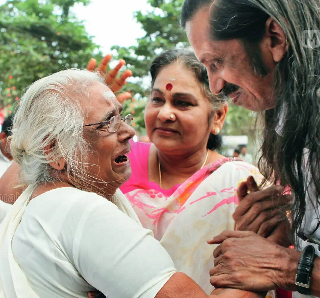 കെ.പി.എ.സി ലളിതയ്ക്കും പന്ന്യന് രവീന്ദ്രനും ഒപ്പം അമ്മിണി അമ്മ| ഫോട്ടോ: ടി.കെ പ്രദീപ് കുമാര്