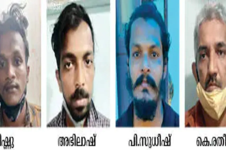 ബാങ്ക് ഉദ്യോഗസ്ഥയുടെ ക്വട്ടേഷന്, കരാറുകാരനെ വീട്ടില് കയറി വെട്ടി; നാലു പേര് പിടിയില്