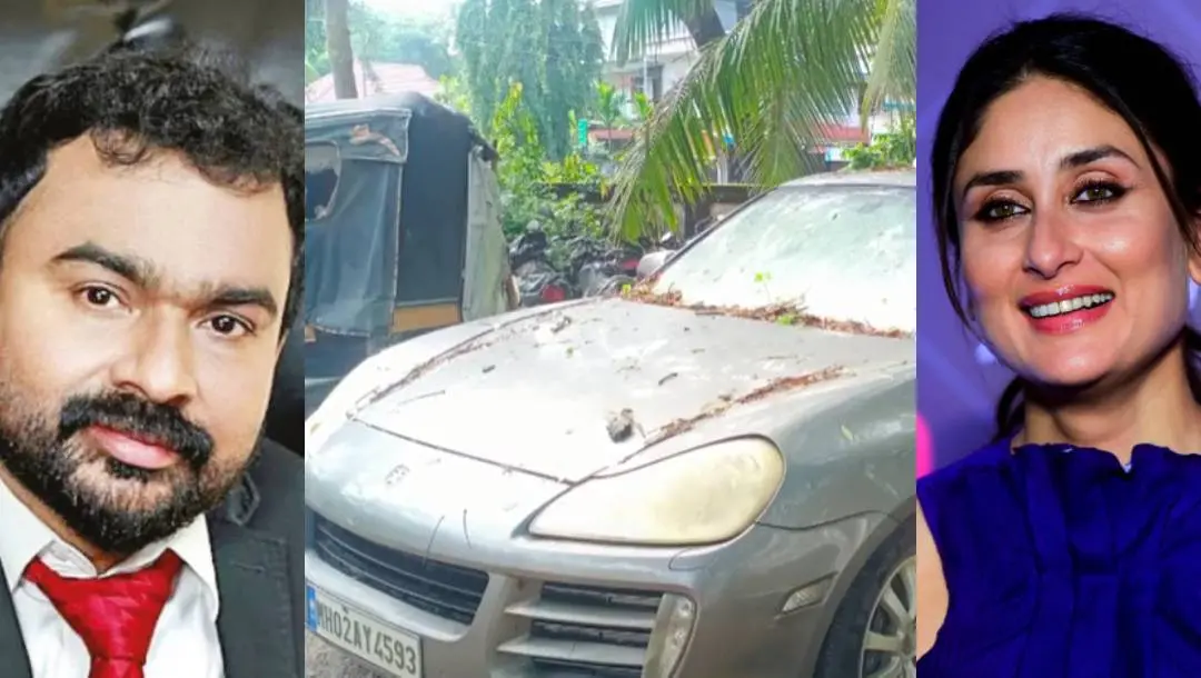 മോണ്‍സണ്‍ മാവുങ്കല്‍ | ചേര്‍ത്തല പോലീസ് സ്‌റ്റേഷനില്‍ സൂക്ഷിച്ചിരിക്കുന്ന കാര്‍ | കരീന കപൂര്‍  | Photo: Facebook Monson Mavunkal| AFP