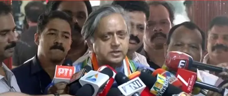 Shashi Tharoor speaking